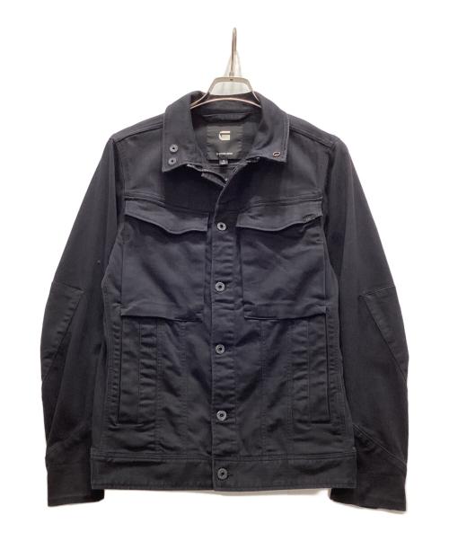G-STAR RAW（ジースターロゥ）G-STAR RAW (ジースターロゥ) 立体裁断スリーブジャケット ブラック サイズ:Sの古着・服飾アイテム