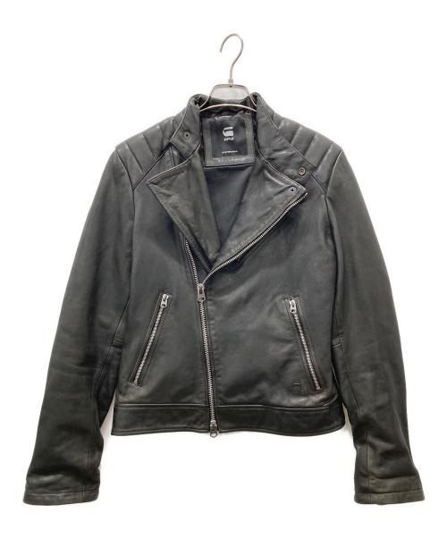 G-STAR RAW（ジースターロゥ）G-STAR RAW (ジースターロゥ) ライダースジャケット ブラック サイズ:XSの古着・服飾アイテム