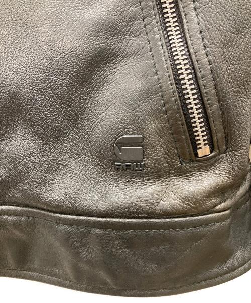 G-STAR RAW（ジースターロゥ）G-STAR RAW (ジースターロゥ) ライダースジャケット ブラック サイズ:XSの古着・服飾アイテム
