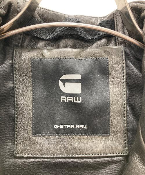 G-STAR RAW（ジースターロゥ）G-STAR RAW (ジースターロゥ) ライダースジャケット ブラック サイズ:XSの古着・服飾アイテム