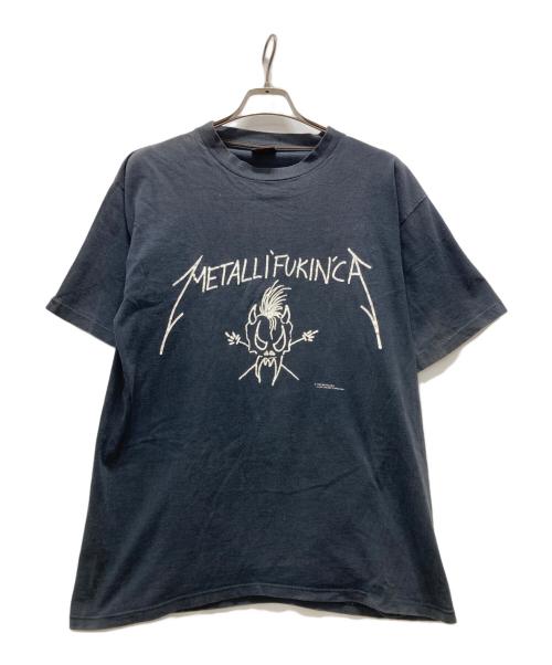 METALLICA（メタリカ）METALLICA (メタリカ) 90sバンドTシャツ ネイビー サイズ:Lの古着・服飾アイテム