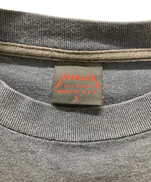 METALLICA（メタリカ）METALLICA (メタリカ) 90sバンドTシャツ ネイビー サイズ:Lの古着・服飾アイテム
