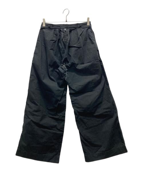 COMME des GARCONS HOMME PLUS（コムデギャルソンオムプリュス）COMME des GARCONS HOMME PLUS (コムデギャルソンオムプリュス) ステッチデザインチノパン ブラック サイズ:Sの古着・服飾アイテム