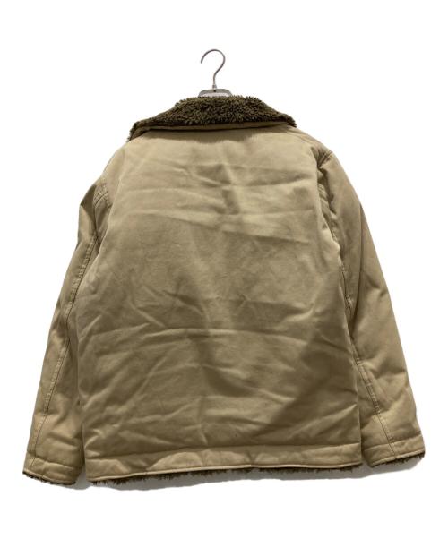 CHEVIGNON（シェビニオン）CHEVIGNON (シェビニオン) 裏ボア ミリタリージャケット ベージュ サイズ:Mの古着・服飾アイテム
