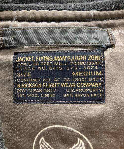 BUZZ RICKSON'S（バズリクソンズ）Buzz Rickson's (バズリクソンズ) L-2Bフライトジャケット オリーブ サイズ:Mの古着・服飾アイテム