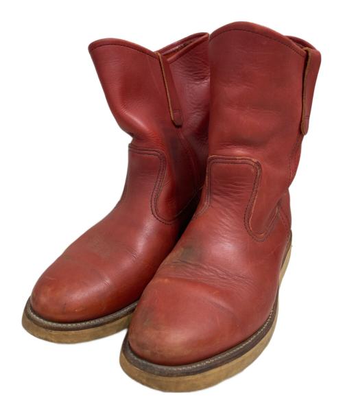 RED WING（レッドウィング）RED WING (レッドウィング) USA製 ペコスブーツ レッド サイズ:8Eの古着・服飾アイテム