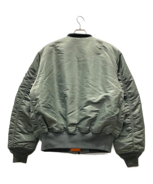 ALPHA INDUSTRIES（アルファインダストリーズ）ALPHA INDUSTRIES (アルファインダストリーズ) MA-1フライトジャケット カーキ サイズ:L 未使用品の古着・服飾アイテム