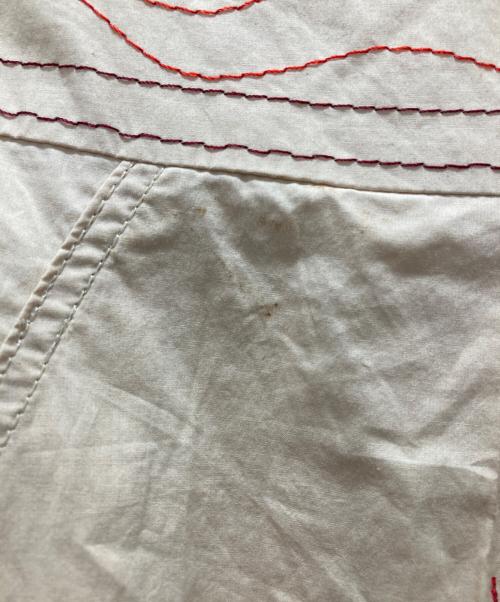 HIROKO KOSHINO（ヒロコ コシノ）HIROKO KOSHINO (ヒロコ コシノ) ロングスカート アイボリー×レッド サイズ:Lの古着・服飾アイテム