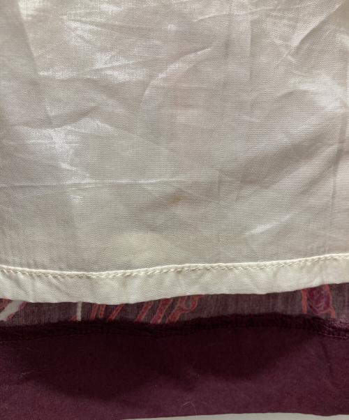 HIROKO KOSHINO（ヒロコ コシノ）HIROKO KOSHINO (ヒロコ コシノ) ロングスカート アイボリー×レッド サイズ:Lの古着・服飾アイテム