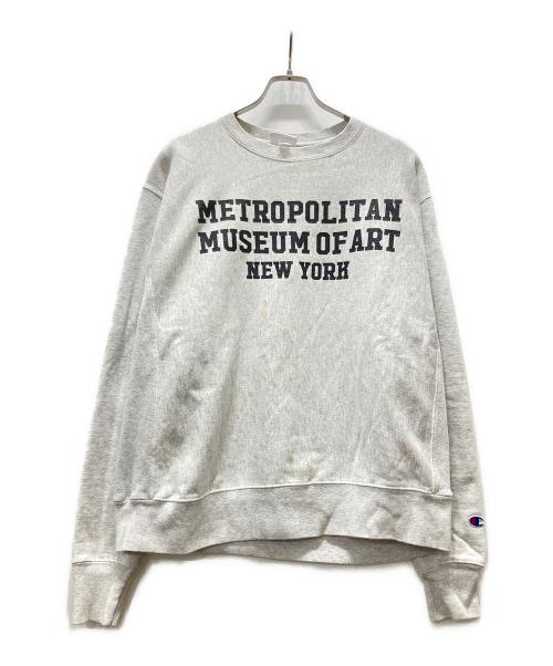 Champion REVERSE WEAVE（チャンピオン リバース ウィーブ）Champion REVERSE WEAVE (チャンピオン リバース ウィーブ) メトロポリタン美術館 リバースウィーブスウェット グレー サイズ:2XLの古着・服飾アイテム