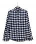 BLACK LABEL CRESTBRIDGE（ブラックレーベル クレストブリッジ）の古着「チェックBDシャツ」｜ネイビー