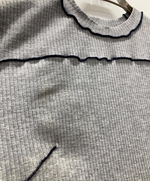 NOMA t.d.（ノーマティーディー）NOMA t.d. (ノーマティーディー) メロウ リブ ロングワンピース グレー サイズ:FREEの古着・服飾アイテム