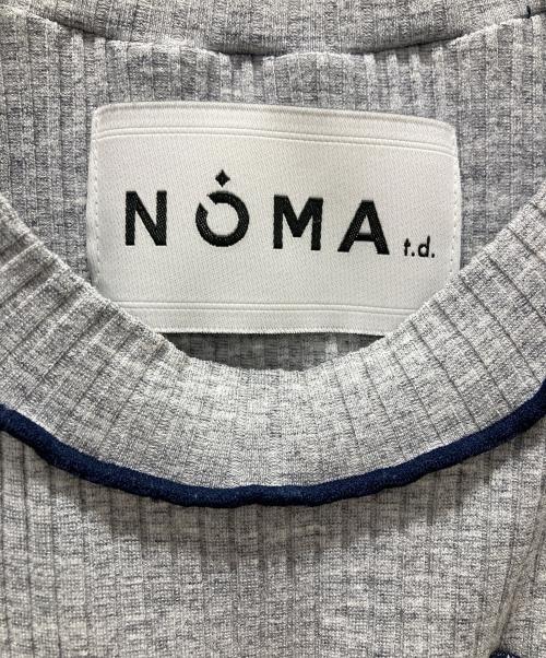 NOMA t.d.（ノーマティーディー）NOMA t.d. (ノーマティーディー) メロウ リブ ロングワンピース グレー サイズ:FREEの古着・服飾アイテム