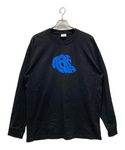 Arena embroidery（アリーナ エンブロイダリー）Arena embroidery (アリーナ エンブロイダリー) BEAMS (ビームス) ロングスリーブカットソー ブラック サイズ:XLの古着・服飾アイテム