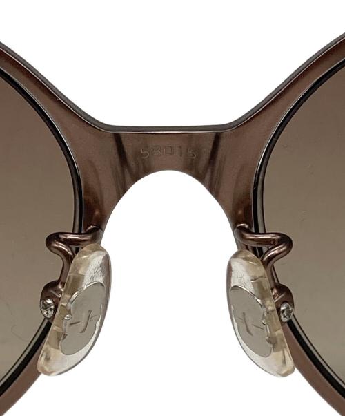 Salvatore Ferragamo（サルヴァトーレ フェラガモ）Salvatore Ferragamo (サルヴァトーレ フェラガモ) サングラス ベージュ サイズ:58□15 120の古着・服飾アイテム