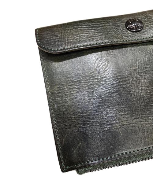 BEERBELLY（ビアベリー）BEERBELLY (ビアベリー) ラウンドジップマルチケース グリーンの古着・服飾アイテム