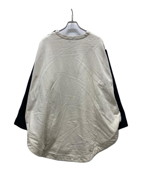 01u10（ゼロイチユーイチゼロ）01u10 (ゼロイチユーイチゼロ) リメイク切替カットソー アイボリー サイズ:Fの古着・服飾アイテム