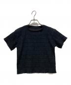 TODAYFULトゥデイフル）の古着「ランダム シャーリング Tシャツ」｜ブラック