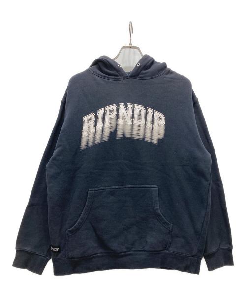 RIPNDIP（リップンディップ）RIPNDIP (リップンディップ) ロゴパーカー ブラック サイズ:MIDIUMの古着・服飾アイテム