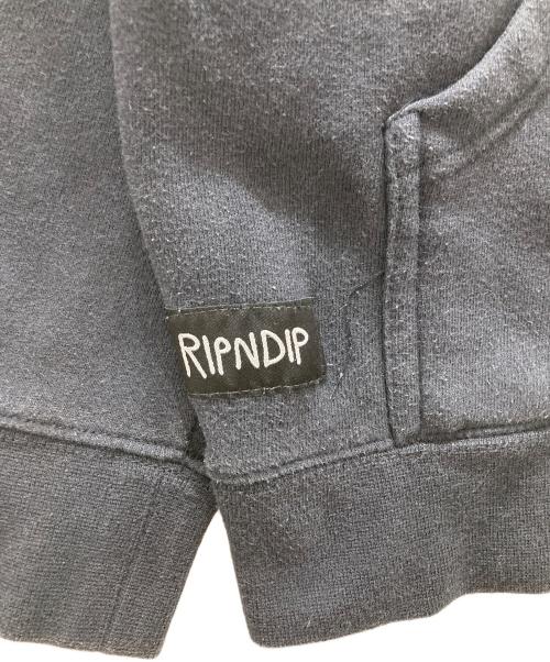 RIPNDIP（リップンディップ）RIPNDIP (リップンディップ) ロゴパーカー ブラック サイズ:MIDIUMの古着・服飾アイテム