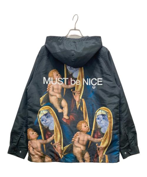 RIPNDIP（リップンディップ）RIPNDIP (リップンディップ) MUST BE NICE コーチジャケット ブラック サイズ:Lの古着・服飾アイテム