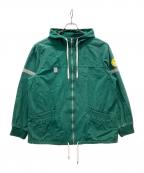 RIPNDIPリップンディップ）の古着「バック スマイル刺繍ジャケット」｜グリーン