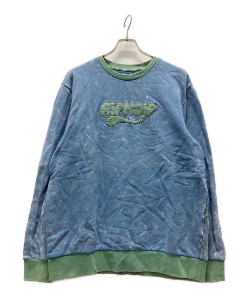 RIPNDIP（リップンディップ）RIPNDIP (リップンディップ) Crewneck Blue Mineral Wash インディゴ サイズ:XLの古着・服飾アイテム