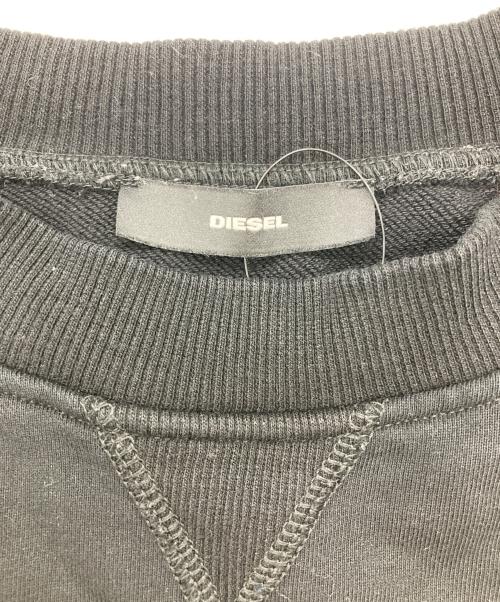 DIESEL（ディーゼル）DIESEL (ディーゼル) スウェット ブラック サイズ:XSの古着・服飾アイテム