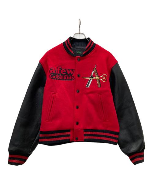 A FEW GOOD KIDS（アフューグッドキッズ）A FEW GOOD KIDS (アフューグッドキッズ) スタジャン レッド サイズ:XLの古着・服飾アイテム