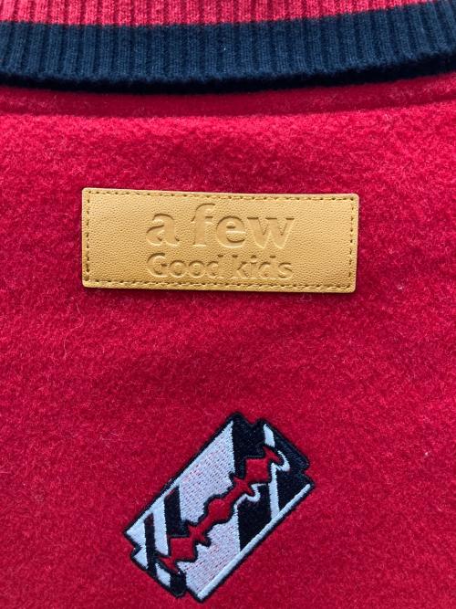 A FEW GOOD KIDS（アフューグッドキッズ）A FEW GOOD KIDS (アフューグッドキッズ) スタジャン レッド サイズ:XLの古着・服飾アイテム