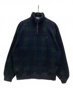 POLO RALPH LAURENポロ・ラルフローレン）の古着「ハーフジップフリースプルオーバー」｜ネイビー