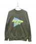 MAISON KITSUNE（メゾンキツネ）の古着「プリントスウェット」｜グリーン