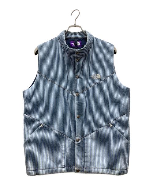 THE NORTHFACE PURPLELABEL（ザ・ノースフェイス パープルレーベル）THE NORTHFACE PURPLELABEL (ザ・ノースフェイス パープルレーベル) POLARTEC中綿ベスト ネイビー サイズ:Mの古着・服飾アイテム