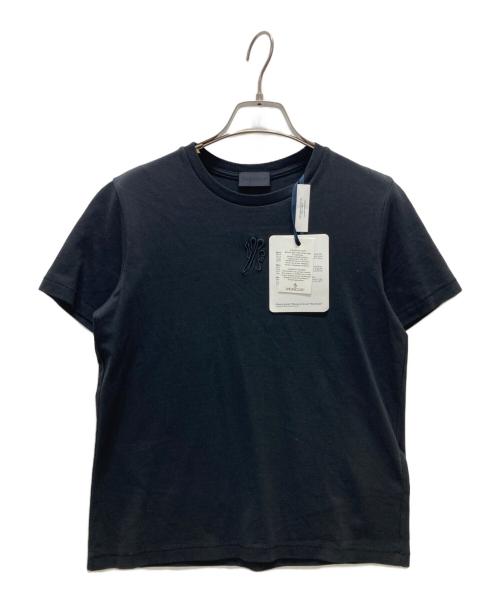 MONCLER（モンクレール）MONCLER (モンクレール) Slim Fit Logo T-Shirts/ロゴTシャツ ブラック サイズ:Sの古着・服飾アイテム