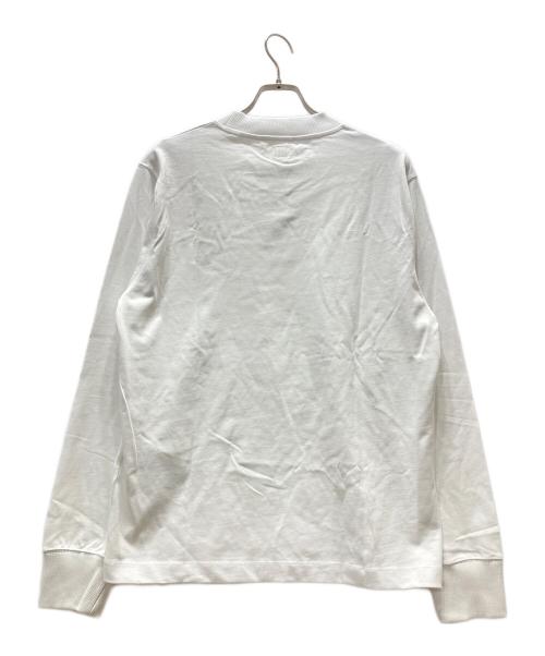 AMI Alexandre Mattiussi（アミアレクサンドルマテュッシ）AMI Alexandre Mattiussi (アミアレクサンドルマテュッシ) ハートロゴ刺繍カットソー ホワイト サイズ:M 未使用品の古着・服飾アイテム