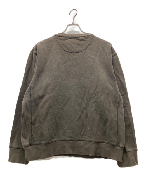 stussy（ステューシー）stussy (ステューシー) 古着カレッジロゴスウェット カーキ サイズ:Lの古着・服飾アイテム