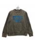 stussy（ステューシー）の古着「古着カレッジロゴスウェット」｜カーキ