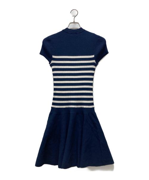 POLO RALPH LAUREN（ポロ・ラルフローレン）POLO RALPH LAUREN (ポロ・ラルフローレン) ニットワンピース ネイビー サイズ:Mの古着・服飾アイテム