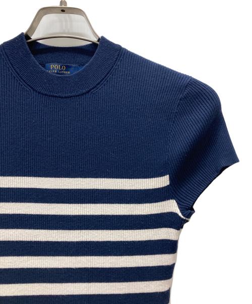 POLO RALPH LAUREN（ポロ・ラルフローレン）POLO RALPH LAUREN (ポロ・ラルフローレン) ニットワンピース ネイビー サイズ:Mの古着・服飾アイテム