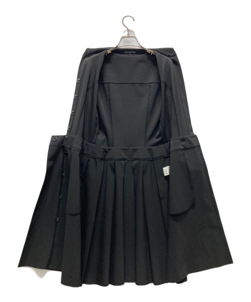 FOXEY NEWYORK（フォクシーニューヨーク）FOXEY NEWYORK (フォクシーニューヨーク) シャツワンピース ブラック サイズ:38の古着・服飾アイテム