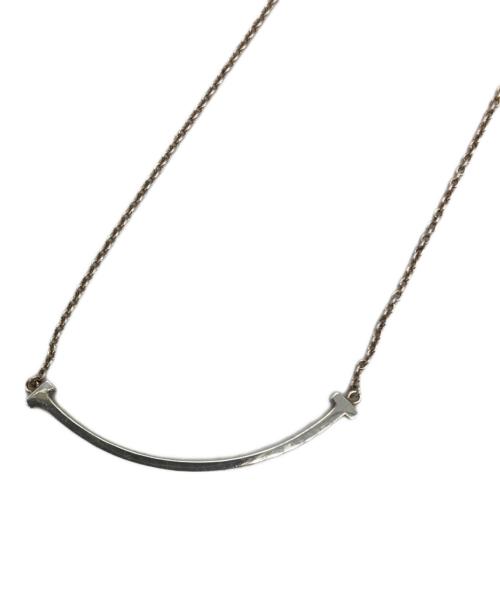 TIFFANY & Co.（ティファニー）Tiffany & Co. (ティファニー) Tスマイルネックレス シルバーの古着・服飾アイテム