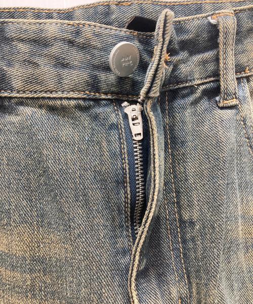 BJHG（ビージャストハグ）BJHG (ビージャストハグ) ウォッシュドバギーデニムパンツ インディゴ サイズ:Mの古着・服飾アイテム
