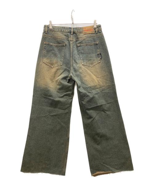 BJHG（ビージャストハグ）BJHG (ビージャストハグ) ウォッシュドバギーデニムパンツ インディゴ サイズ:Mの古着・服飾アイテム