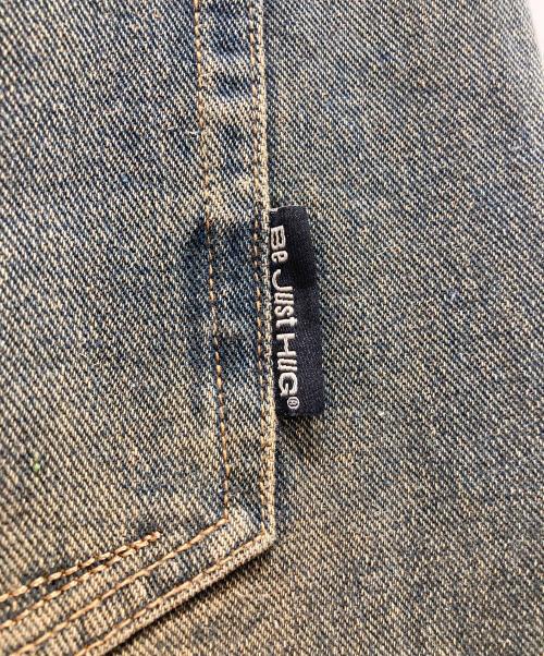 BJHG（ビージャストハグ）BJHG (ビージャストハグ) ウォッシュドバギーデニムパンツ インディゴ サイズ:Mの古着・服飾アイテム