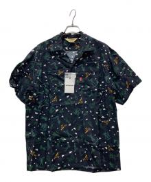 AVIREX（アヴィレックス）の古着「アロハシャツ」｜ネイビー