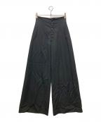 LE CIEL BLEUルシェルブルー）の古着「ハイウエストパンツ」｜ブラック