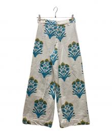 Ron Herman×SZ Blockprints（ロンハーマン×エスゼットブロックプリント）の古着「別注Palldi DISCO PANTS」｜ホワイト