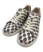 TORY BURCHトリーバーチ）の古着「総柄ローカットスニーカー」｜ホワイト