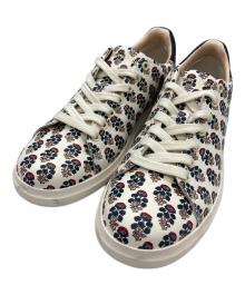 TORY BURCH（トリーバーチ）の古着「総柄ローカットスニーカー」｜ホワイト