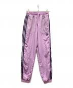 adidasアディダス）の古着「ナイロンジョガーパンツ」｜ピンク